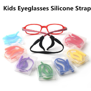 Kid Child Adjustable Elastic Silicone Eyeglasses Straps Sunglasses Chain Sports Anti-Slip String Glasses Ropes Band Cord Holder