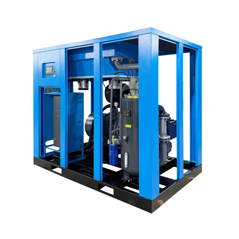 110KW two stage screw compressor