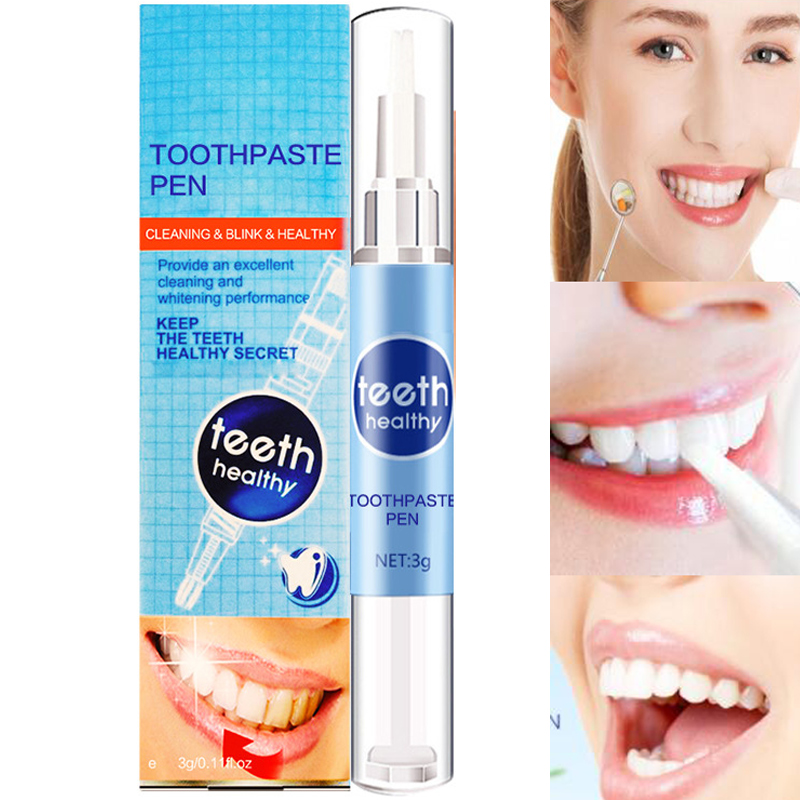 1PCS Hot Creative Effective Teeth Whitening Pen Tooth Gel Whitener Bleach Stain Eraser Sexy Celebrity Smile Teeth Care