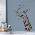 Hot Sale Giraffes Wall Decals Decor Giraffe Head Art Wall Stickers Vinyl Sticker Living Room Decorations Removable ph187