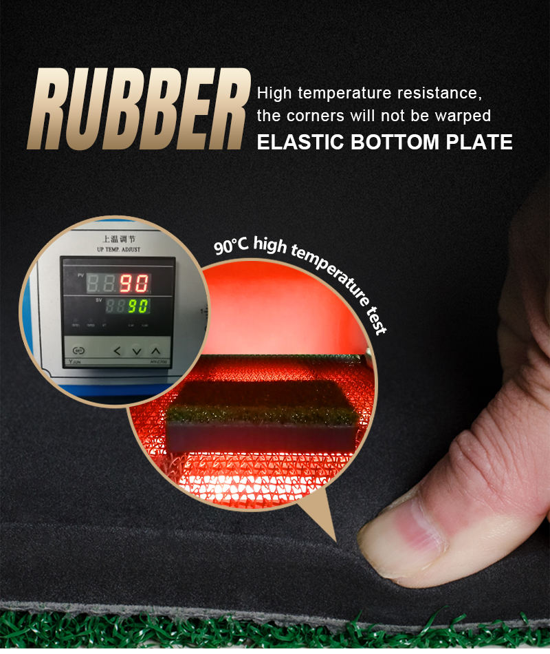 High Quality 22MM Nylon Grass Golf Driving Range Mat Golf Simulator Mat Durable Golf Mat for Indoor Outdoor Backyard Use3