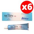 Metrin Skin Cream Permethrin 5% 30 GR - Treatment of Parasites Caused by Scabies and Pubis Lice, Over Itching (6 Pack)