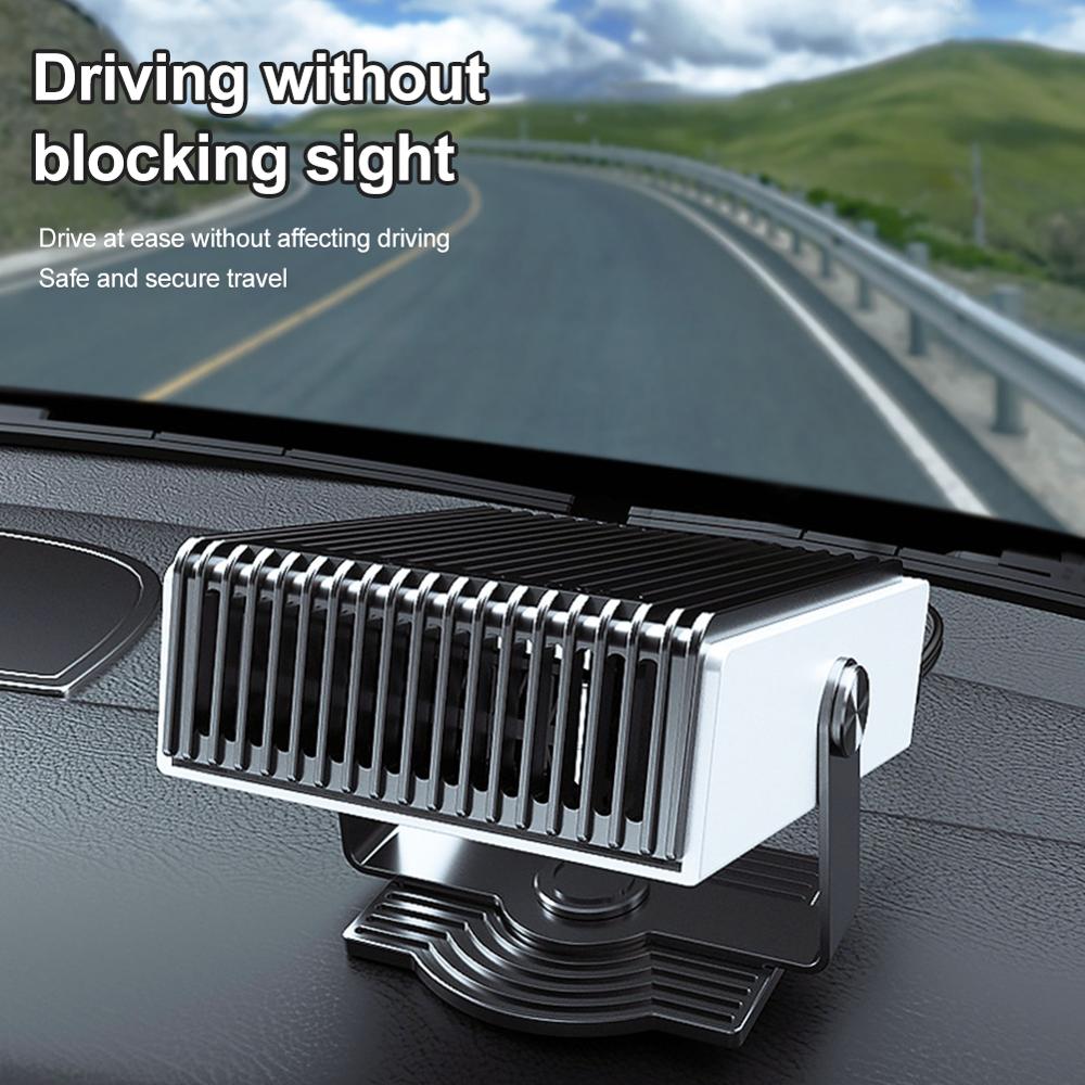 Portable Auto Car Heater Defroster Demister 12/24V 200W Electric Heater 180-degree Rotation ABS Heating Cooling Fan 2 in 1