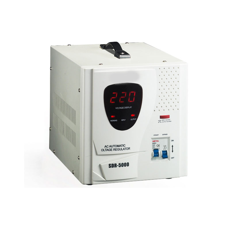 5000VA LED Relay Type Full Automatic AC Voltage Regulator Digital AC Voltage Stabilizer SDR-5000