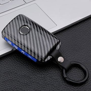 Carbon Fiber Silicon Car Key Cover Case For Mazda 3 Alexa CX4 CX5 CX8 2019 2020 Auto Remote Smart Protective Shell Accessories