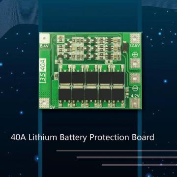 3S 40A Li-ion Lithium Battery Charger Cell Module PCB BMS Protection Board Suitable for 18650 26650 Lithium Batteries