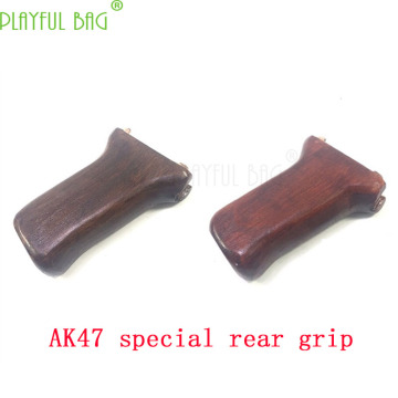 Renxiang AK47 special direct installation of solid wood quality beech rear grip water bullet gun with solid wood motor LI55