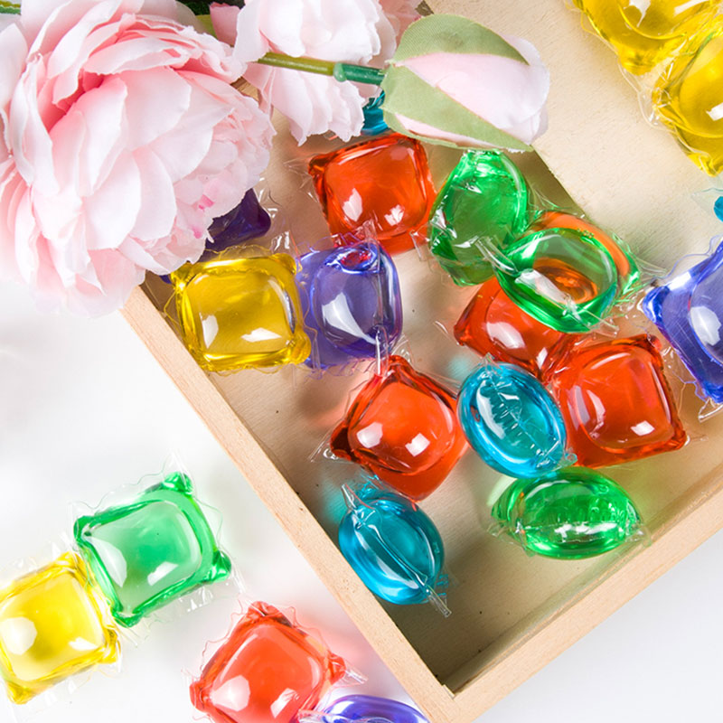 Colorful Laundry Ball Gel Beads Lasting Fragrance Laundry Ball BeadsWashing Ball Cleaner Capsules Wash Clothing Fragrance Liquid