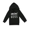 Baby Boys Girls Hoodie Sweatshirt Toddler Letters Outta Mini Boss Hooded Sweatshirt Outfit Clothes 0-5Y