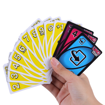 112 Cards Games UNO FLIP Card Game Family Funny Entertainment Board Game Fun Poker Kids Toys Playing Cards