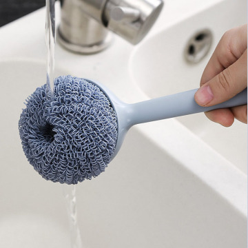 Long Handle Kitchen Cleaning Brush For Pot Pan Household Dish Bowl Washing Tools With Detachable Head