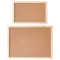 Cork Wood Wall Hanging Message Bulletin Board Frame Notice Note Memo Board Shop E65A