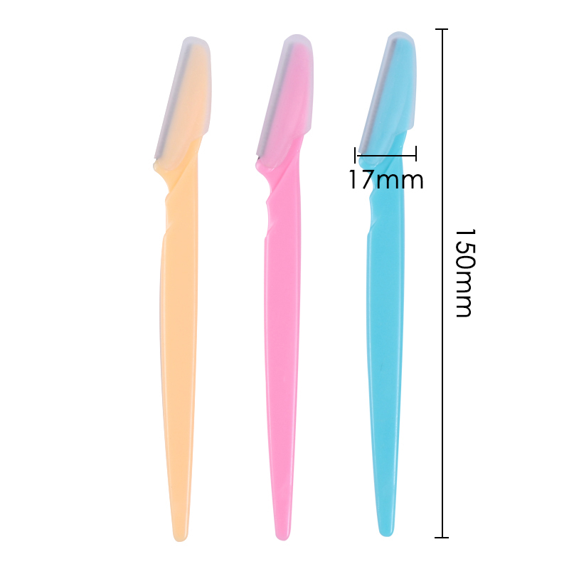 Small Professional Eyebrow Trimmer Safe Blade Shaping Knife Eyebrow Blades Face Hair Removal Scraper Shaver Makeup Beauty Tools