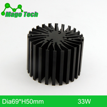 ø69*50mm Modular LED Star Cooler for low and high bay down light LED Grow Light Heatsink 20 mounting holes for all COB Brands