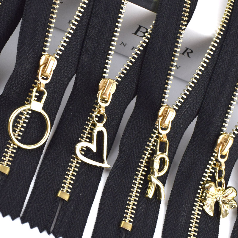 Meetee 5/10pcs 15/20/30cm 3# Metal Zipper Close-End Black White Zippers DIY Bag Purse Wallet Shoes Garment Zip Sewing Accessory