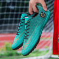 Men's Soccer Shoes TF Futsal Hard Court Turf Football Boots Long Spikes Outdoor Soccer Traing Boots Cheap Futsal Shoes