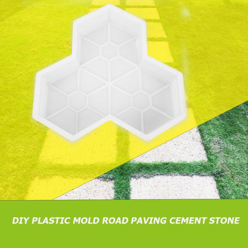 Pavement Mold DIY Road Path Square Garden Paving Brick Tile Concrete Mould for Household Gardeing Courtyard Path design Molds