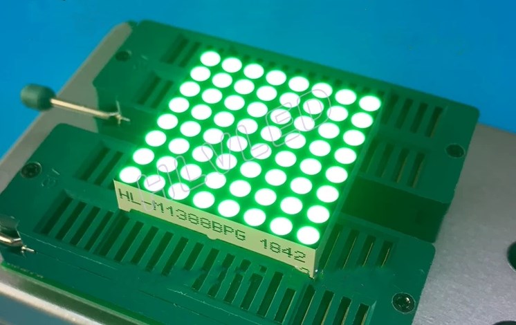 LED Dot Matrix Jade Green dot matrix 3.0dot matrix 1388 pure green 1088 dot matrix