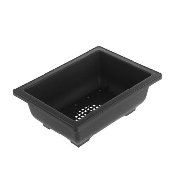 Flower Pot Imitation Plastic Balcony Rectangle Bonsai Bowl Basin Nursery Planter