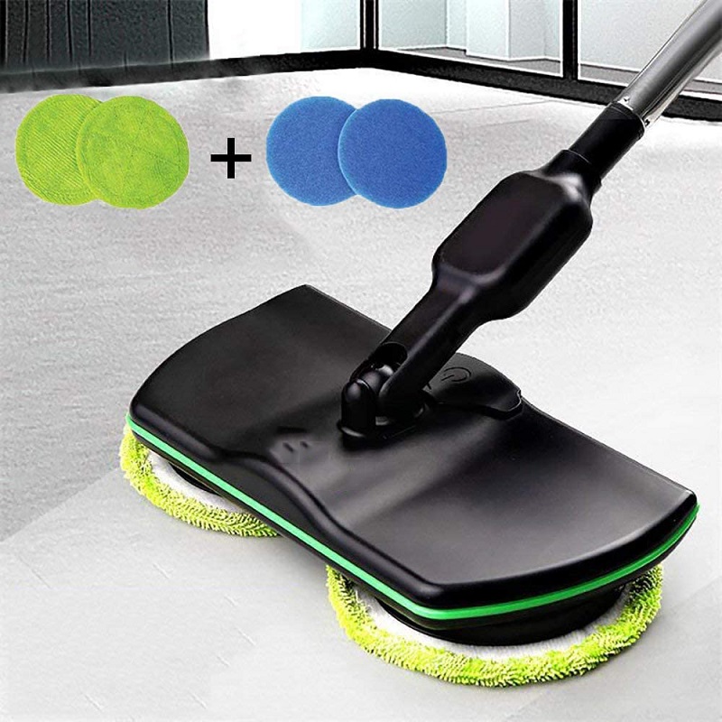 Cordless Electric Mop Electric Spinning Household Cleaning Rechargeable Maid Floor Cleaner Powered Scrubber Polisher Carpet