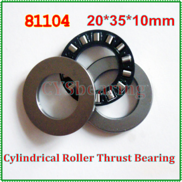 20mm shaft 81104TN 81104 20x35x10mm Thrust Cylinder Roller Bearing with washer cage retainer thrust assemblies
