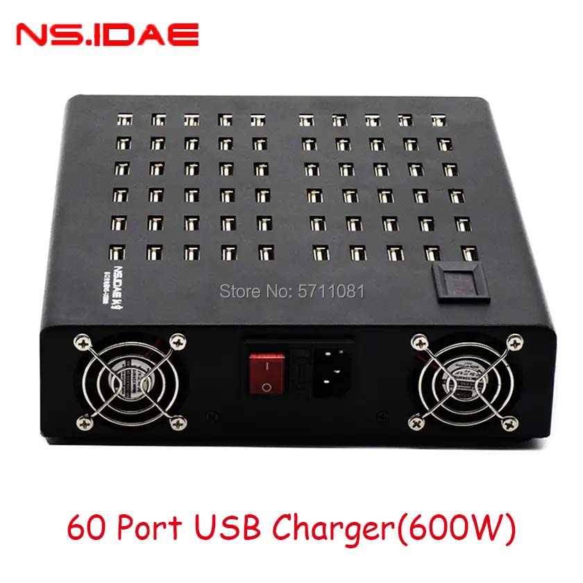 60-ports Home-Sized Desktop USB Fast Charger