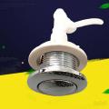 Round Shape Press Type Replacement Toilet Cistern Hardware Bathroom Fittings Easy Install Dual Flush Home Hotel Push Button
