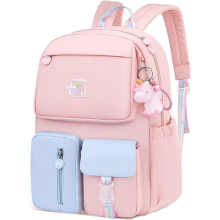 Backpack for Girls Cute Unicorn Pendant Backpack