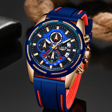 Relogio Masculino LIGE Fashion Mens Watches Top Brand Luxury Military Sport Watches Men Quartz Date Clock Waterproof Wrist Watch