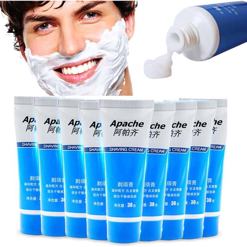 1pcs Men's Shaving Cream Face Cleaning Gulong Fragrance Shaving Foam Manually Soften Beard Reduce #1069