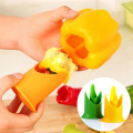 2 in 1 Fruit Core Slicer Tool Plastic Vegetable Seed Remover Pepper Chilli Tomato Peeler Kitchen Utensil Gadget Device