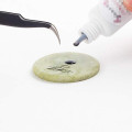 THINKSHOW Eyelash Extension Glue Removing Cotton Pad, Jade Stone,Glue Holder Pallet,Glue Ring,Silicone Pad,Eyelash Tweezers Tool