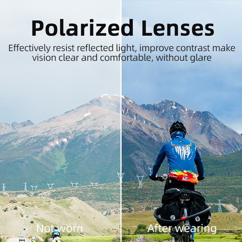 ROCKBROS Cycling Glasses MTB Road Bike Polarized Sunglasses UV400 Protection Ultra-light Unisex Bicycle Eyewear Sport Equipment