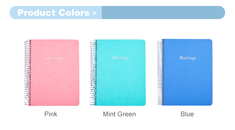 Hardcover twin-ring meeting notebook15