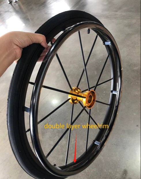 :Double-layer Wheel Rim for Wheelchair with Long-Lasting Durability :Double-layer Wheel Rim for Wheelchair with Long-Lasting Durability