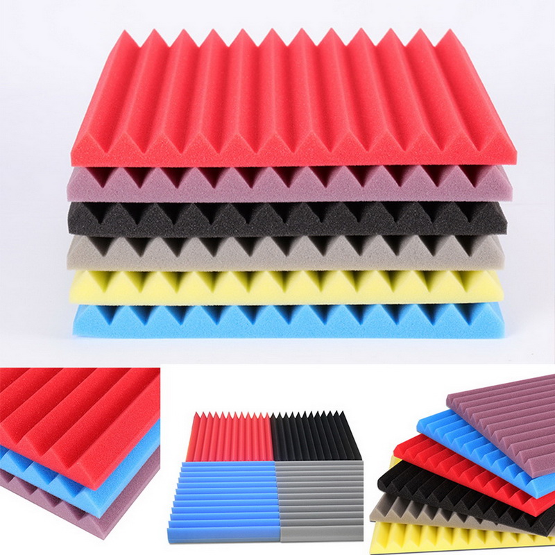 1 Soundproofing Foam Studio Acoustic Panels Studio Foam Wedges 30*30*2.5cm Soundproof Absorption Treatment Panel