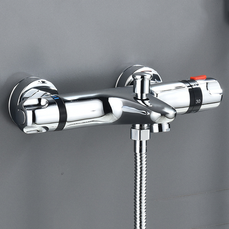 Bathroom Mixer Tap Wall-mounted Valve Shower Bathtub Thermostatic Mixing Valve Faucet Cartridges