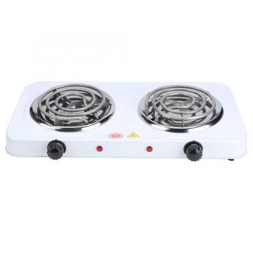 Electric Electric Double Burners Hot Plate Countertop Buffet Stove Heating Plate Outdoor Stove 220V EU Home Appliances