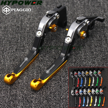 For Piaggio Fly 50 125 150 4T NRG Power DD DT Liberty 125 Leader Motorcycle Accessories Folding Extendable Brake Clutch Levers