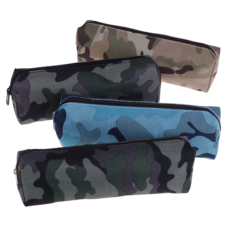 2020 Big Pencil Case Camouflage Hot sale 4 Color For Boys School Military Style Canvas Pencil Bag Stationery School Supplies