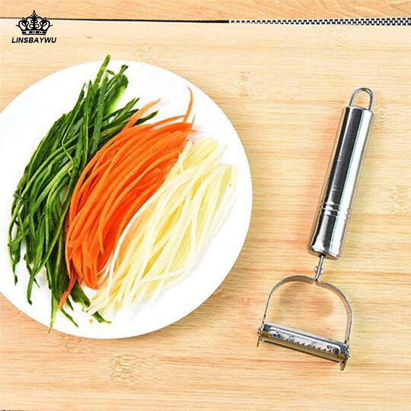 1Pc Convenient Potato Peeler Stainless Steel Popular Slicer Julienne Cutter Parer Vegetable Kitchen Tools Gadgets