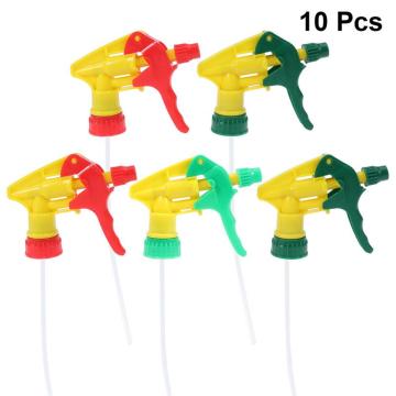 10 Pcs Spray Bottle Trigger Replacement Spray Nozzles Thicken Sprayer Replacement Trigger Spray Tops Spray Heads (Random Color)