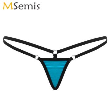 Womens Knickers Erotic Extreme Bikini Thong Sexy Super Low Rise T-Back Mini Briefs Underwear Ladies Micro Slip G-String Panties