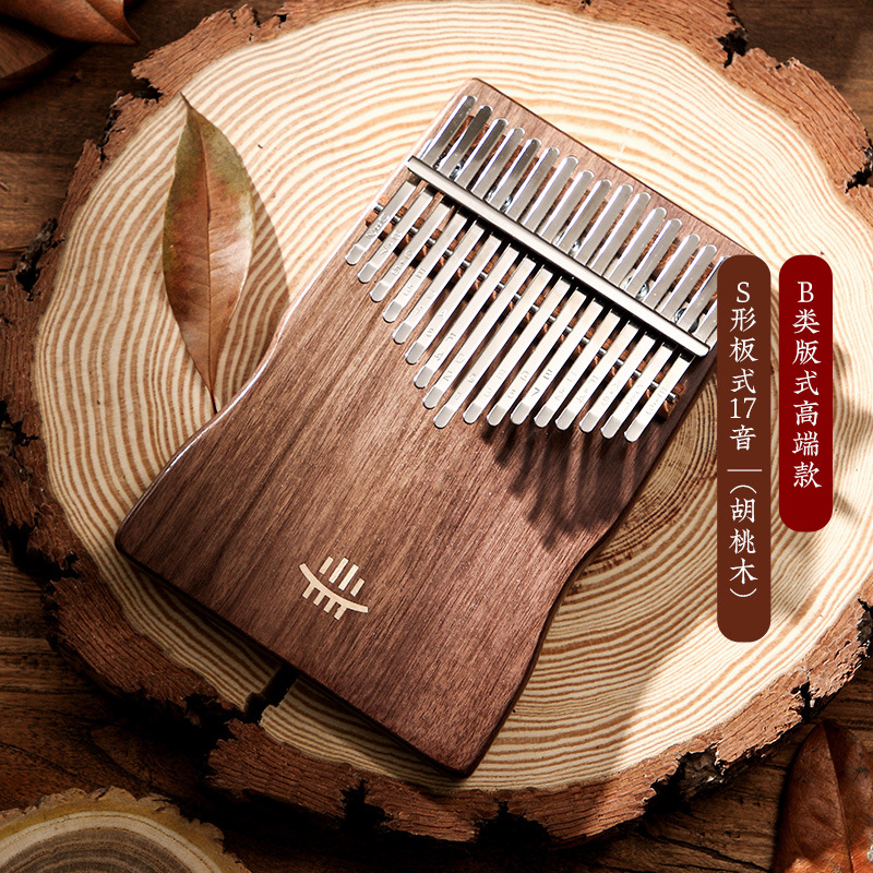 Hluru Kalimba 17 Keys Thumb Piano Wooden Solid Board Plate Professional Kalimba mbira Rosewood Musical Instrument for beginner