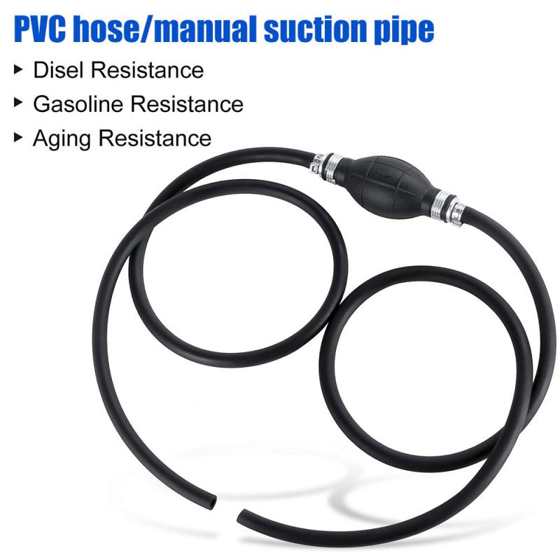 Universal Car Fuel Pump Gas Oil Pump Manual Hand Suction Pipe Pumping Durable For Liquid Petrol Tuning Fuel Gasoline Diesel Pump