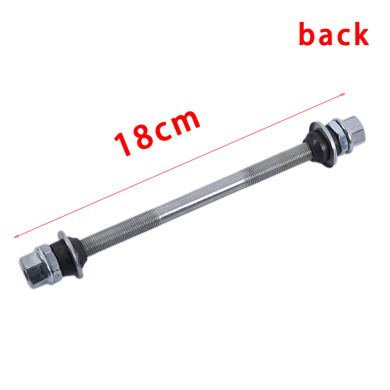 150/180mm Bicycle Wheel Hub Axle Front Rear Steel Solid Spindle Shaft Vintage Front/rear Axle Lever Bike Repair Tool Accessories