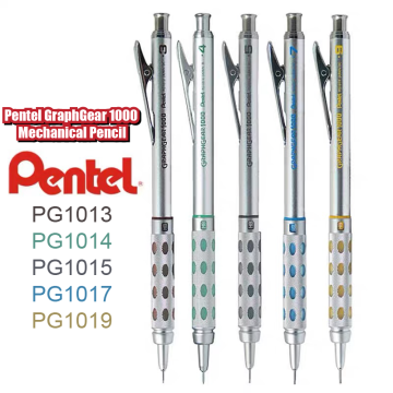 1pcs Japan Pentel Graphgear 1000 Mechanical Drafting Pencil PG 1013/1014/1015/1017/1019 Student Office Design Artist