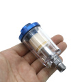 Hot 85 * 40mm 1/4'' Water Oil Separator Inline Air Hose Filter Moisture Trap For Compressor Spray Paint Gun