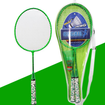 Kids Battledore School PE Class Entertainment Equipment Children Badminton Racket Set