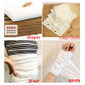 Double layer Pure cotton white gauze cloth Baby saliva towel diaper cotton fabric Food grademedical fabric wholesale 100% Cotton